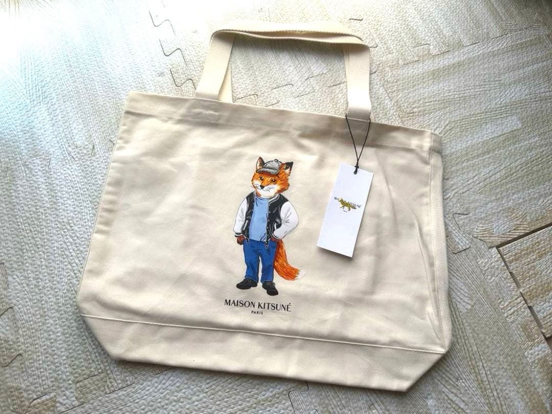 【Maison Kitsune】DRESSED FOX TOTE