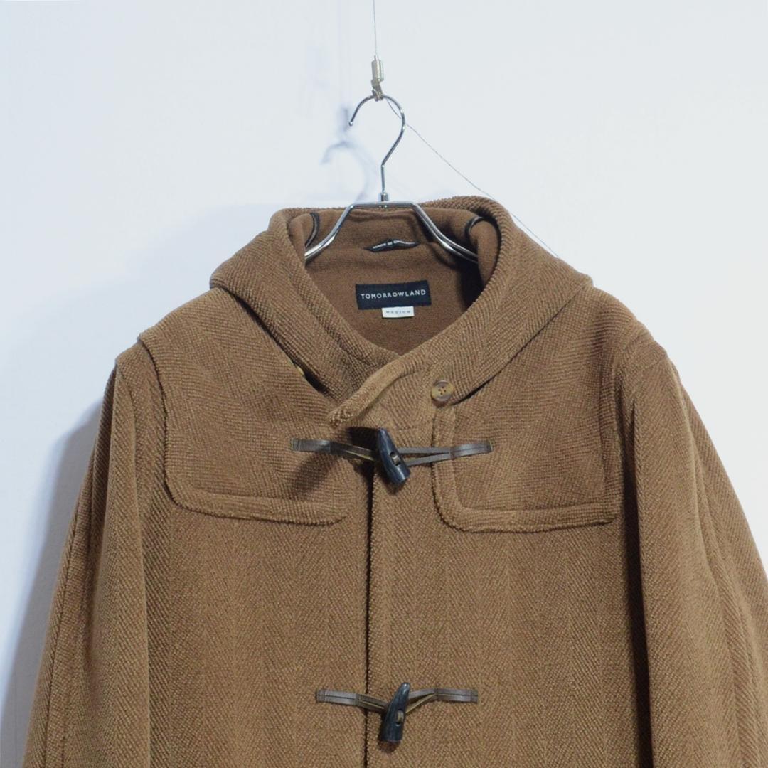 超極上品 チベット社製ムーアブルックカットパイル ダッフルコート Hブラウン M