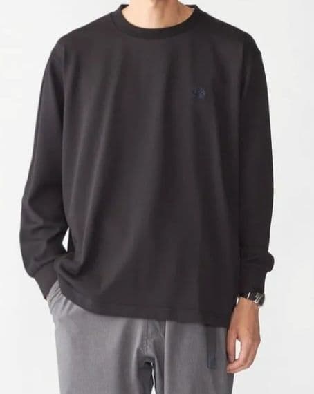 SHIPSフレッドペリー/ピケ素材/長袖Tシャツ