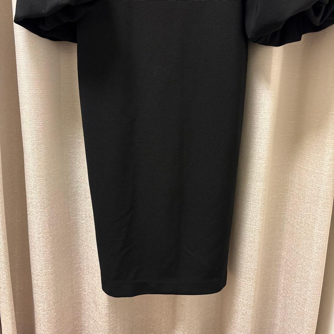 Lo’r かじまり黒 バルーンスリーブ ロングワンピース(laubeblanc)