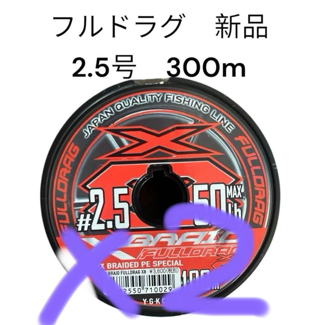 フルドラグ　2.5号 300m 2個