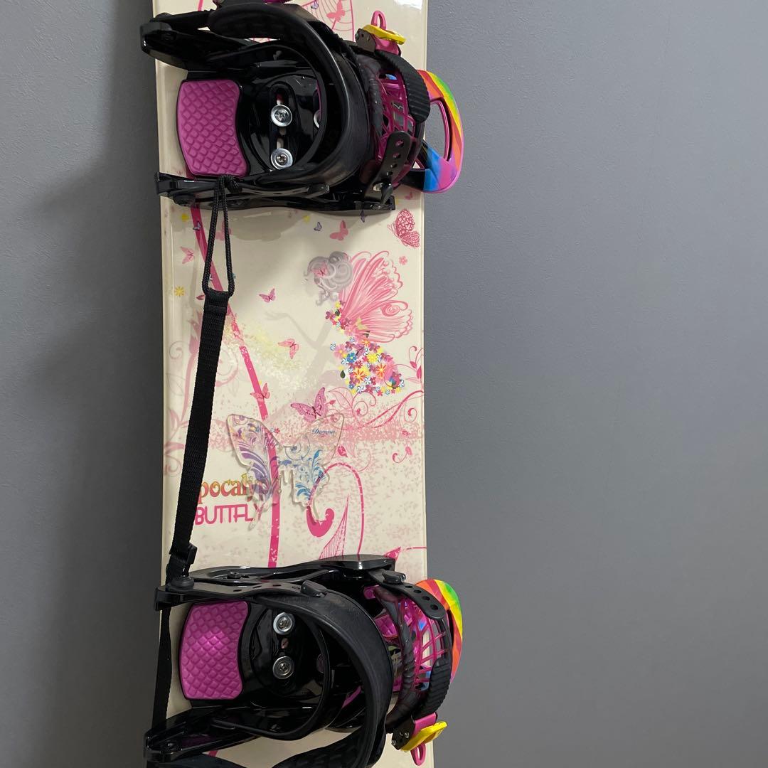 大人気　花柄デザイン スノーボード バインディング付き　25日まで限定出品