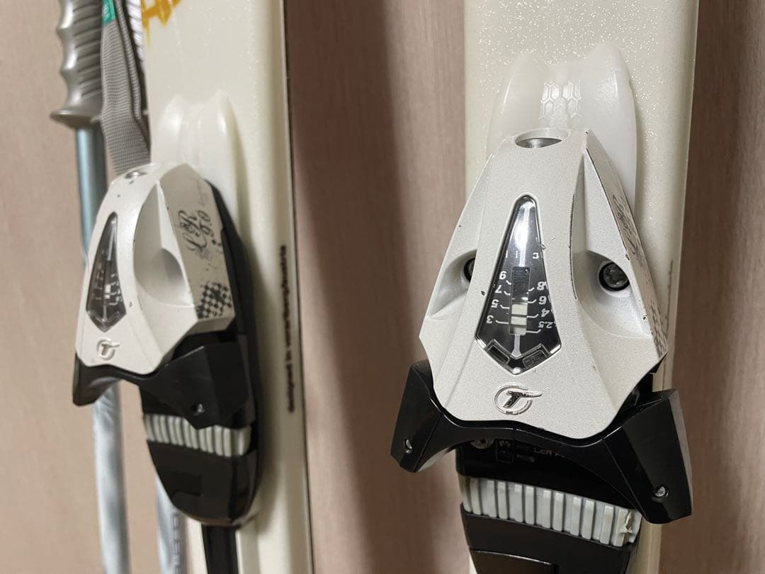 Head スキー板ストックセット ホワイト 155cm 女の子