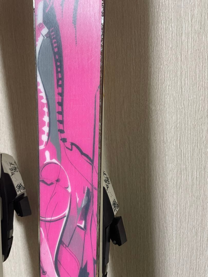 Head スキー板ストックセット ホワイト 155cm 女の子