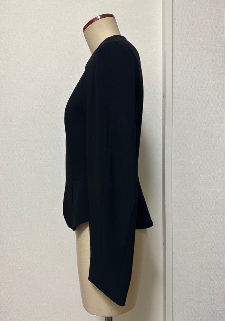 ジャケット・アウター Triacetate Polyester Collarless Jacket