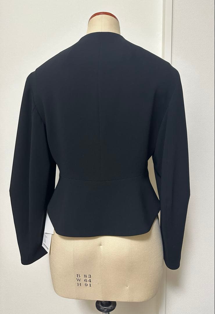 ジャケット・アウター Triacetate Polyester Collarless Jacket