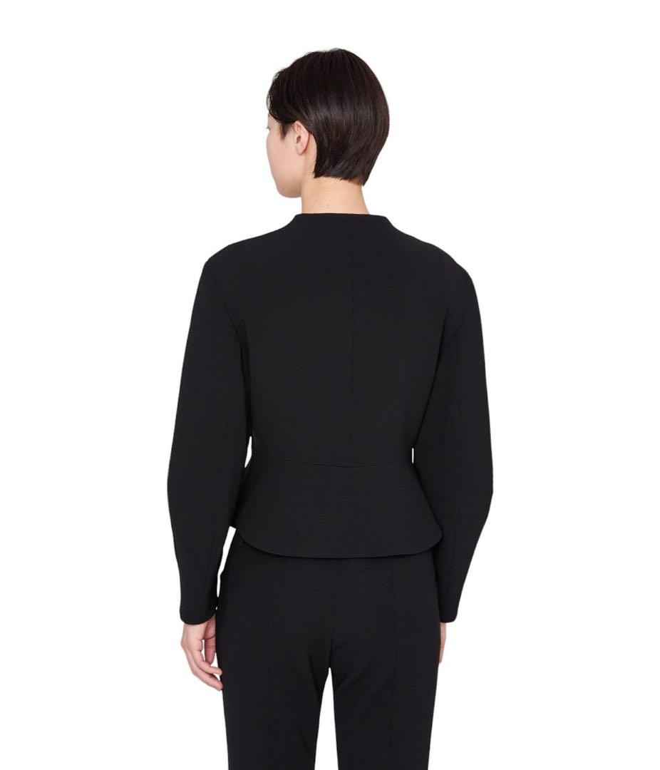 ジャケット・アウター Triacetate Polyester Collarless Jacket