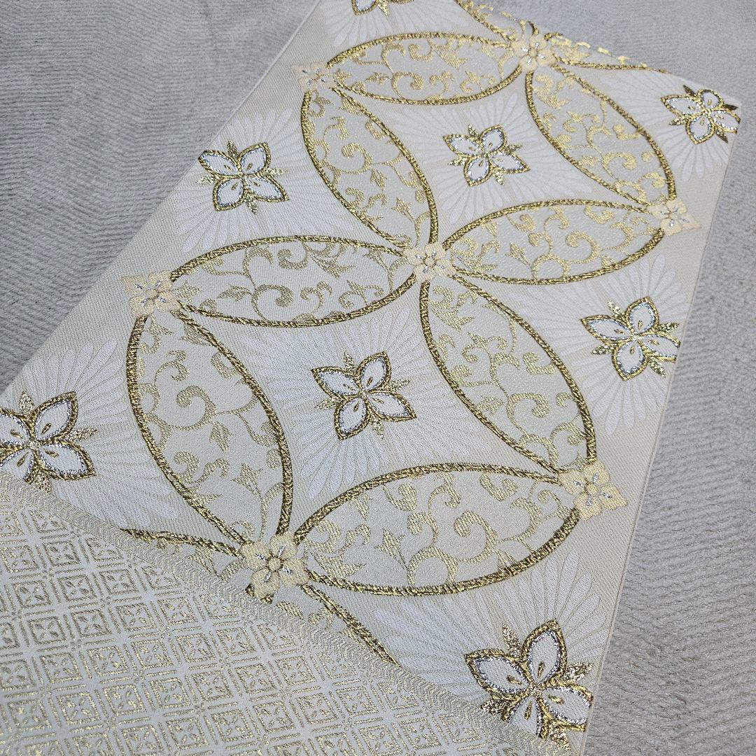 お譲り先が決まってます。振り袖用～フォーマルなお着物に！ 袋帯　お仕立て上げて