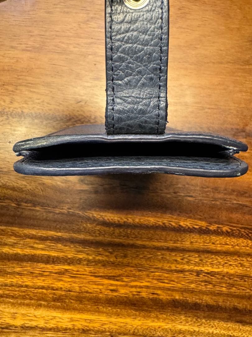 Maison Margiela レザー製 iphoneケース（紺・ネイビー）