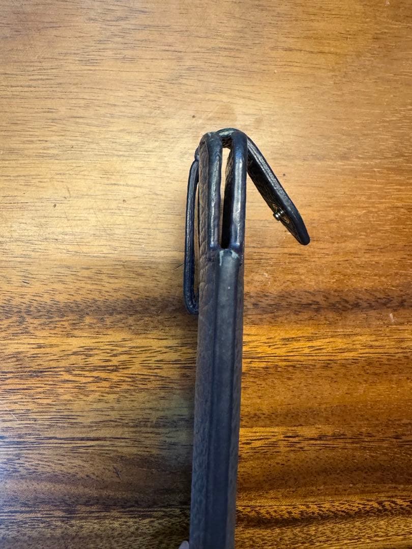 Maison Margiela レザー製 iphoneケース（紺・ネイビー）