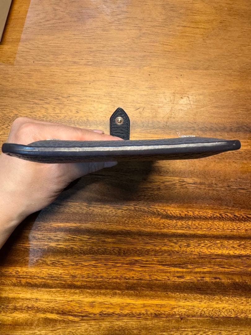 Maison Margiela レザー製 iphoneケース（紺・ネイビー）