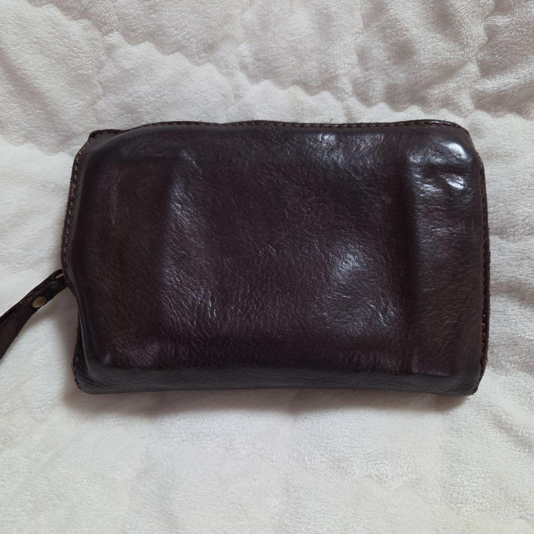 CAMPOMAGGI　二つ折り革財布　スタッズ　イタリア製