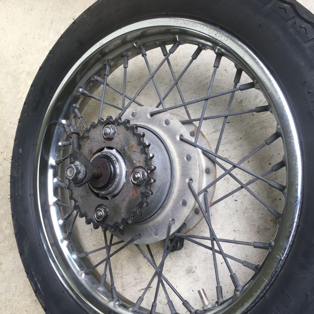 スーパーカブ110 リヤホイールセット