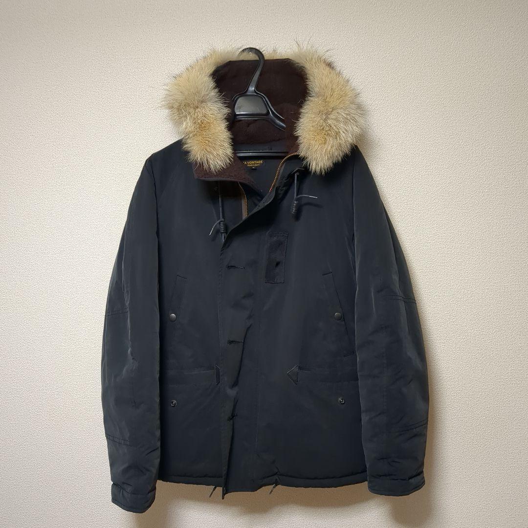 A Vontade ファー付きミリタリージャケット Lサイズ