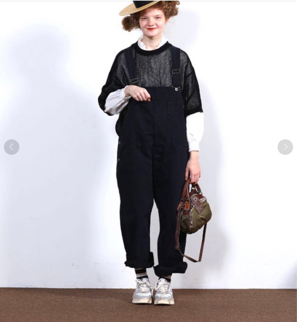 ★新品☆ ジャーナルスタンダードluxe ヴィンテージヘリンボンオーバーオール黒