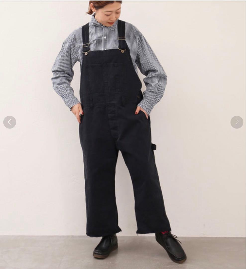 ★新品☆ ジャーナルスタンダードluxe ヴィンテージヘリンボンオーバーオール黒