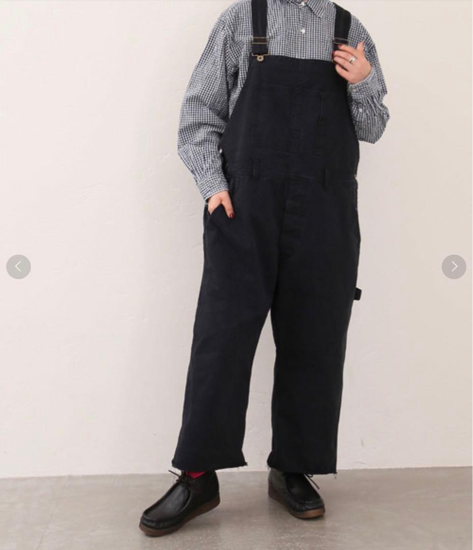 ★新品☆ ジャーナルスタンダードluxe ヴィンテージヘリンボンオーバーオール黒