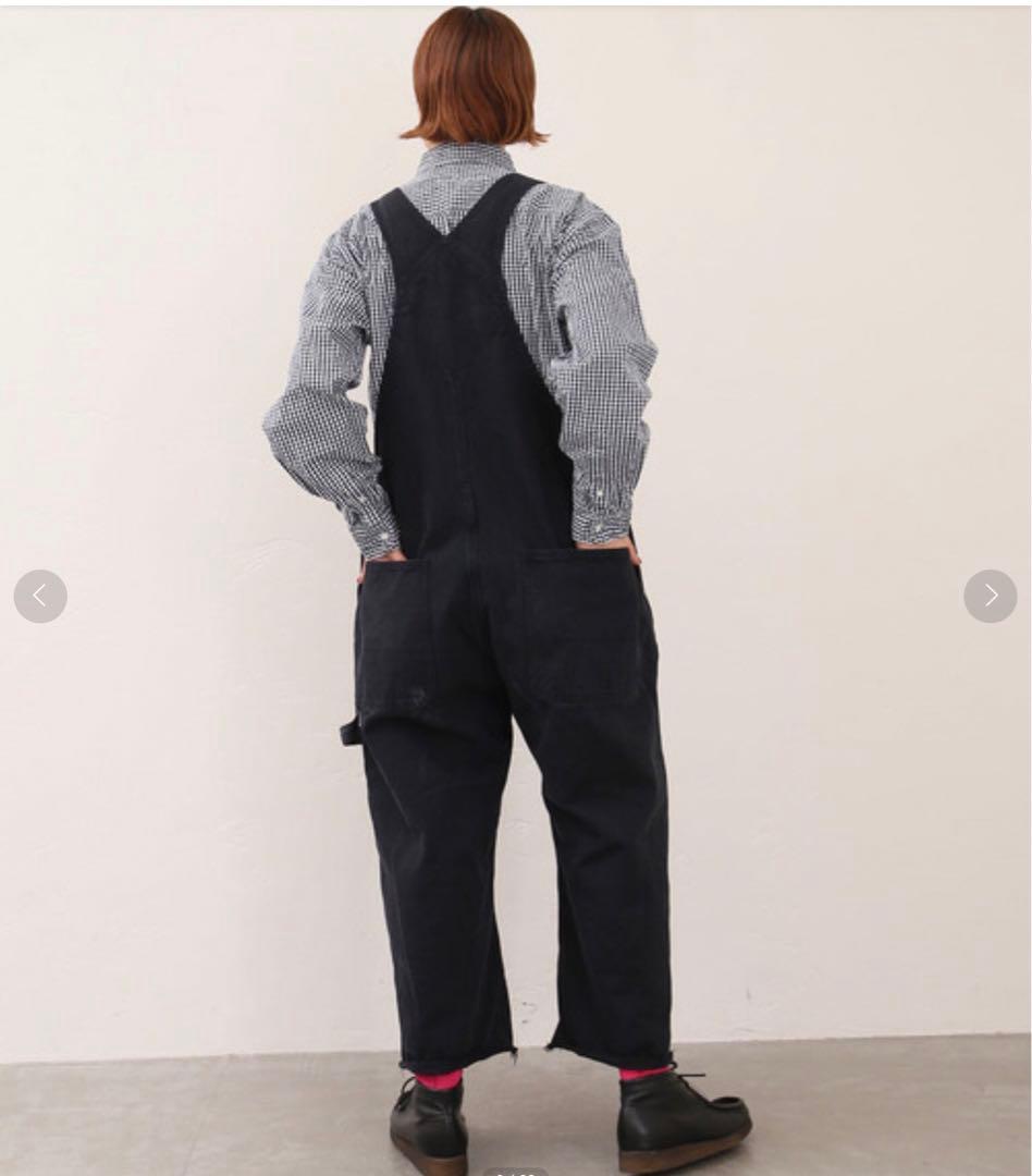 ★新品☆ ジャーナルスタンダードluxe ヴィンテージヘリンボンオーバーオール黒