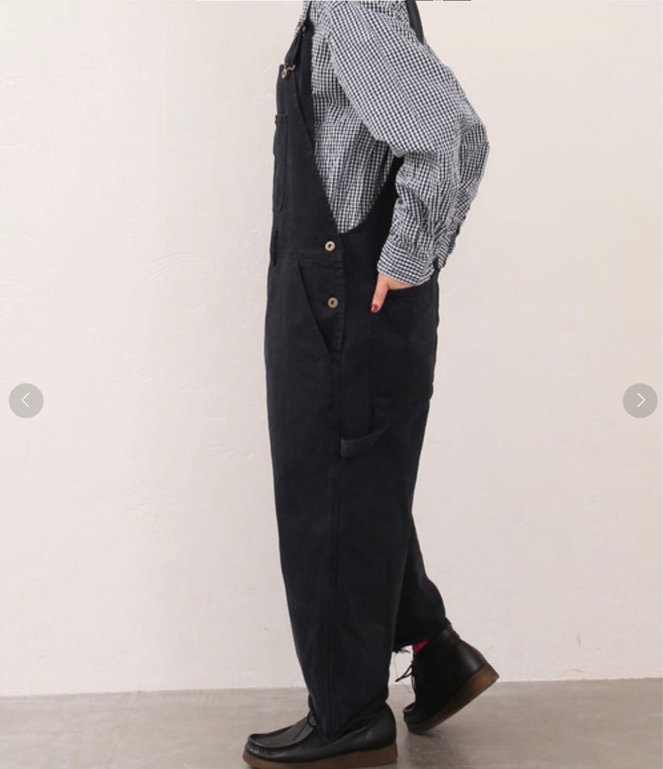 ★新品☆ ジャーナルスタンダードluxe ヴィンテージヘリンボンオーバーオール黒