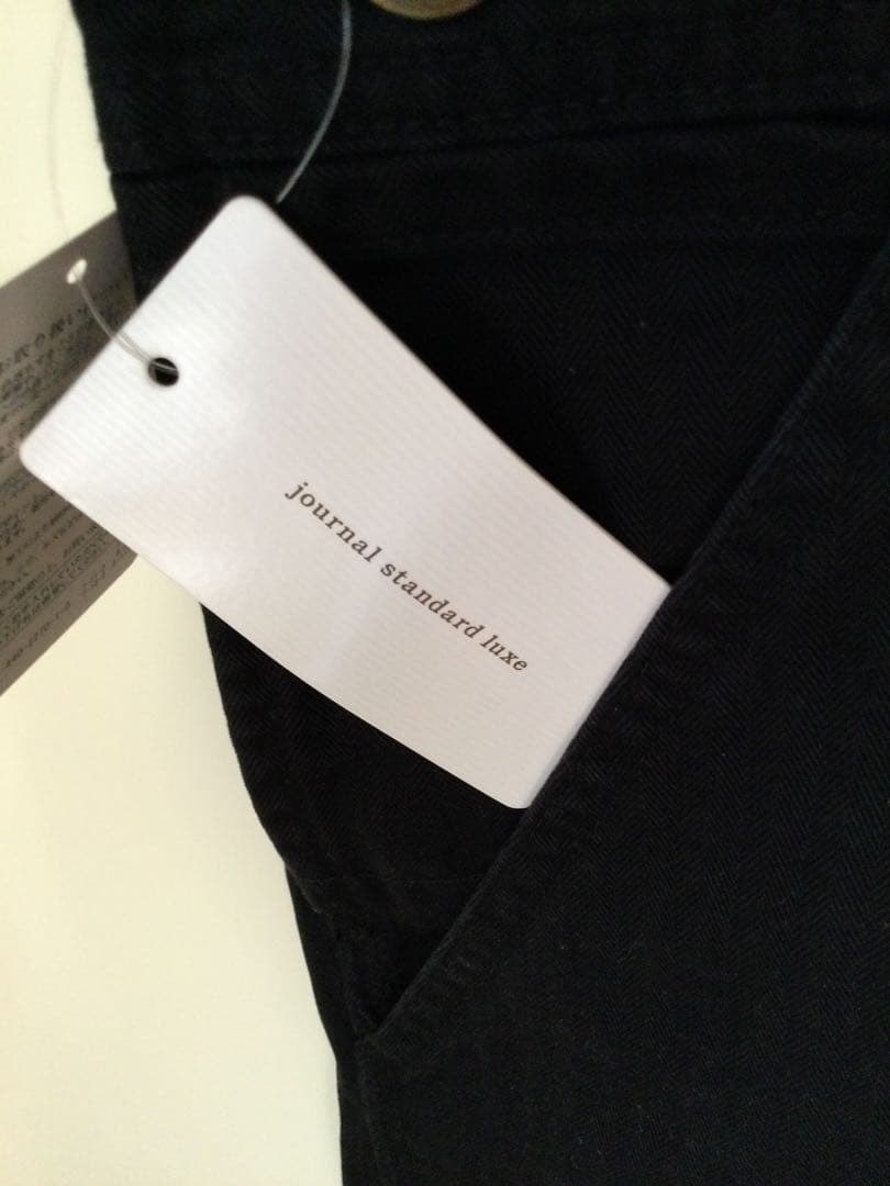 ★新品☆ ジャーナルスタンダードluxe ヴィンテージヘリンボンオーバーオール黒