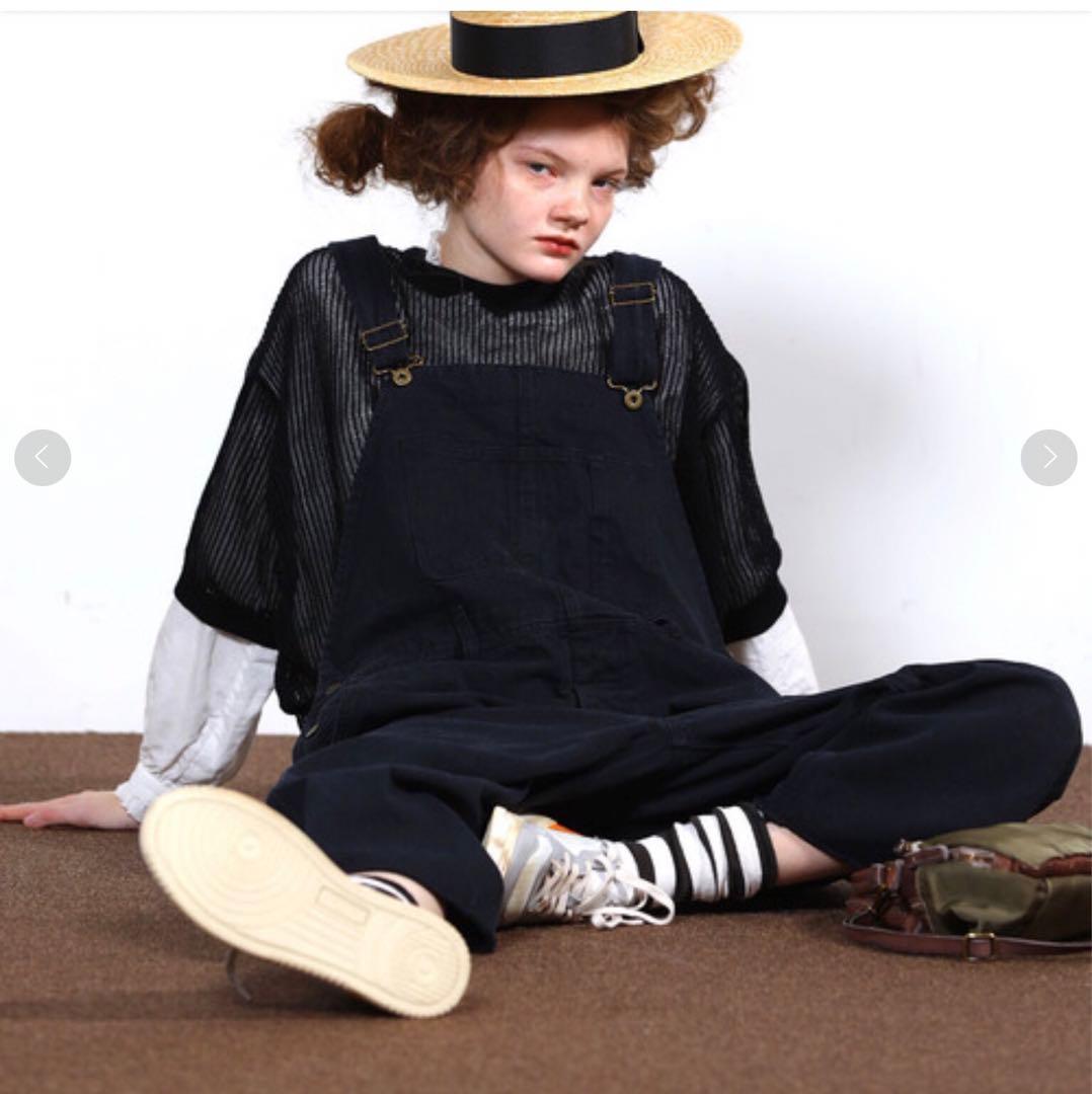 ★新品☆ ジャーナルスタンダードluxe ヴィンテージヘリンボンオーバーオール黒