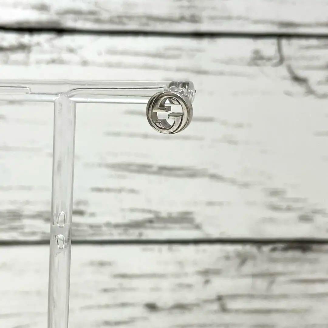 【極美品】グッチ　インターロッキングGGピアス片耳　メンズ/レディース　925