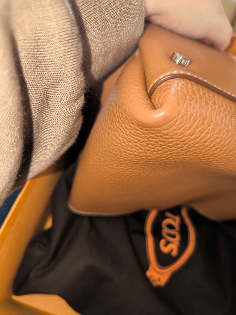 TOD'S トッズ Tタイムレス レザー 2WAYハンドバッグ