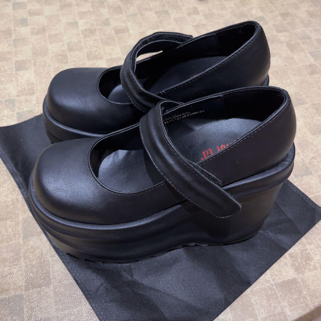 山*。様 DEMONIA デモニア 厚底パンプス