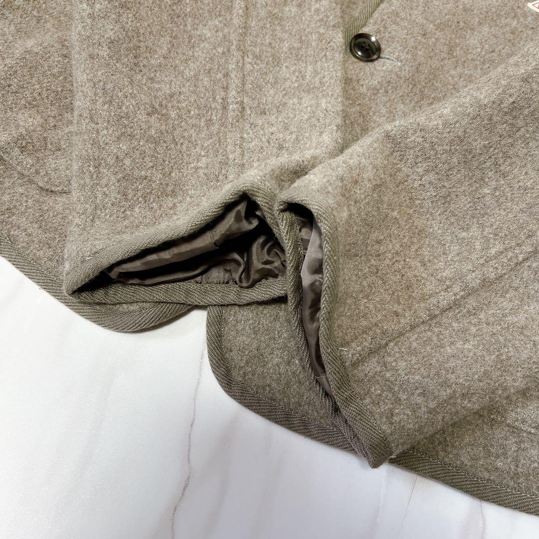 DANTON ダントン ウールライトパイルカバーオールジャケット 38 ベージュ