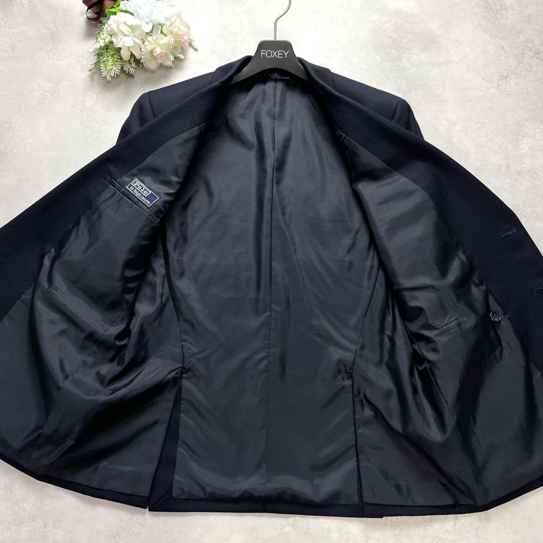 ポロラルフローレン 紺ブレ ブレザー　ジャケット ネイビー 金ボタン ダブル M