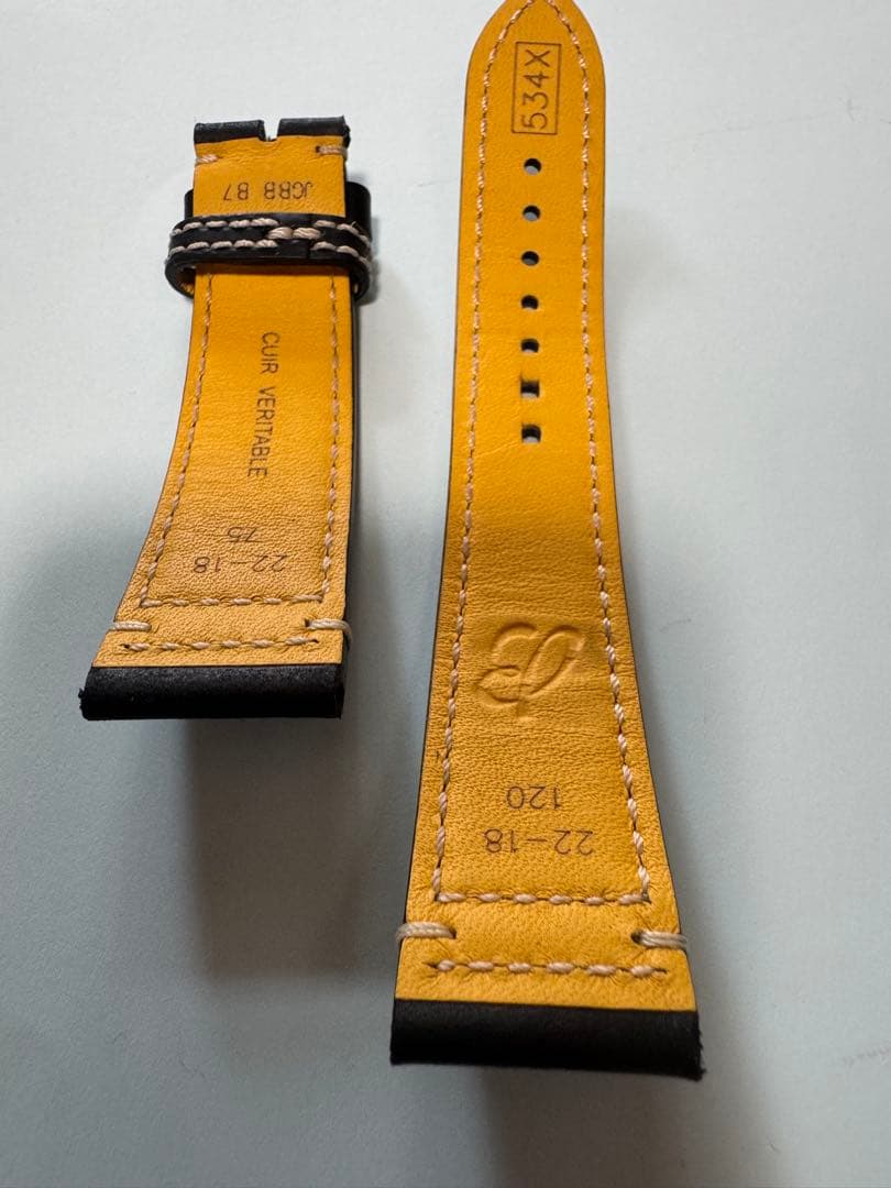 ブライトリング　純正　レザーベルト