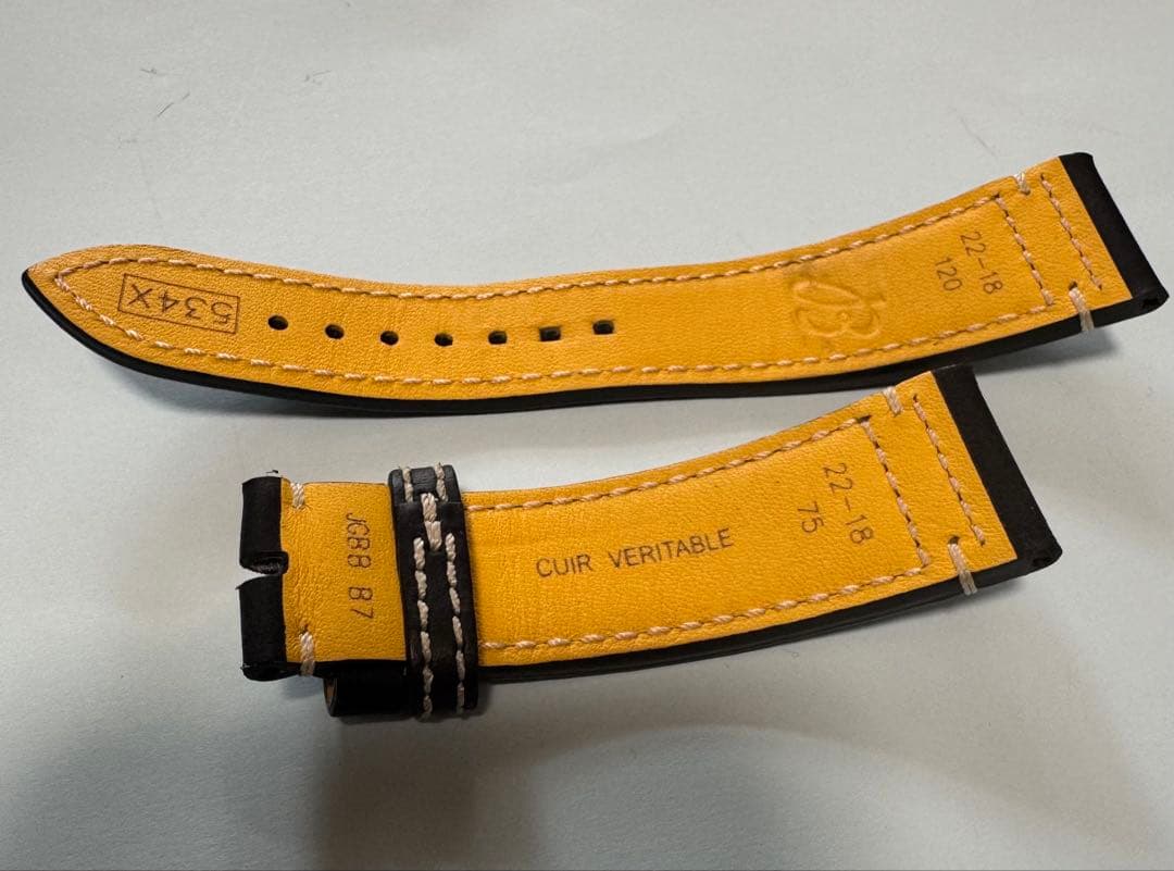 ブライトリング　純正　レザーベルト