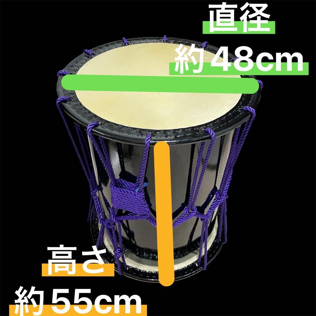 【美品】桶胴太鼓 1.6尺　ソフトケース　担ぎ紐　バチ(おまけ)