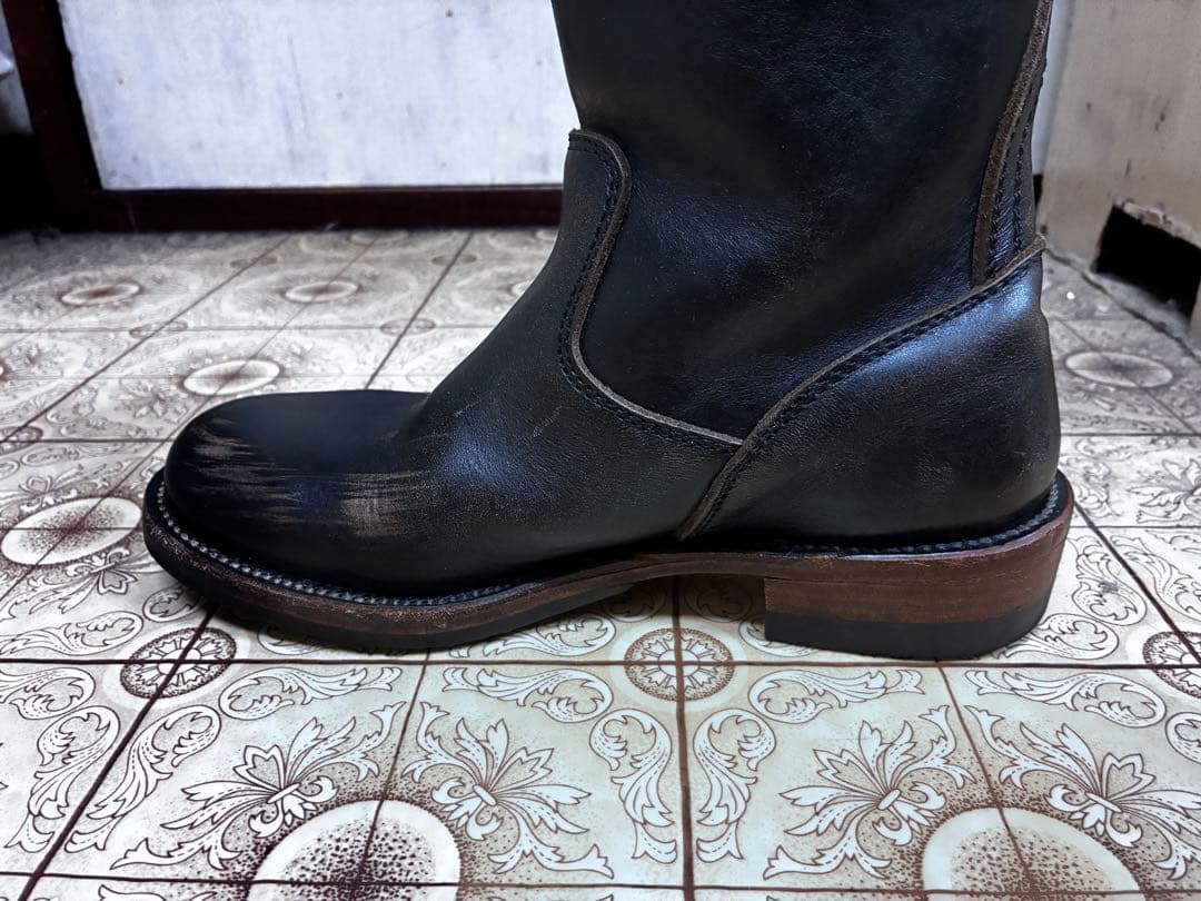 コールブラック エンジニアブーツ クロムエクセル 茶芯