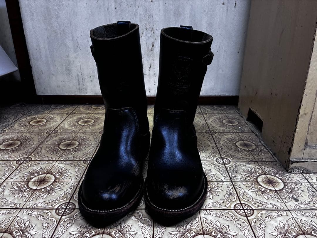 コールブラック エンジニアブーツ クロムエクセル 茶芯