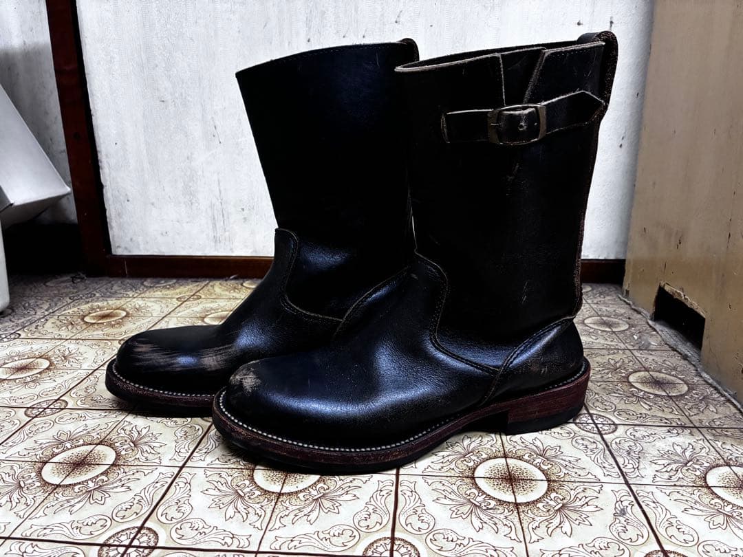 コールブラック エンジニアブーツ クロムエクセル 茶芯