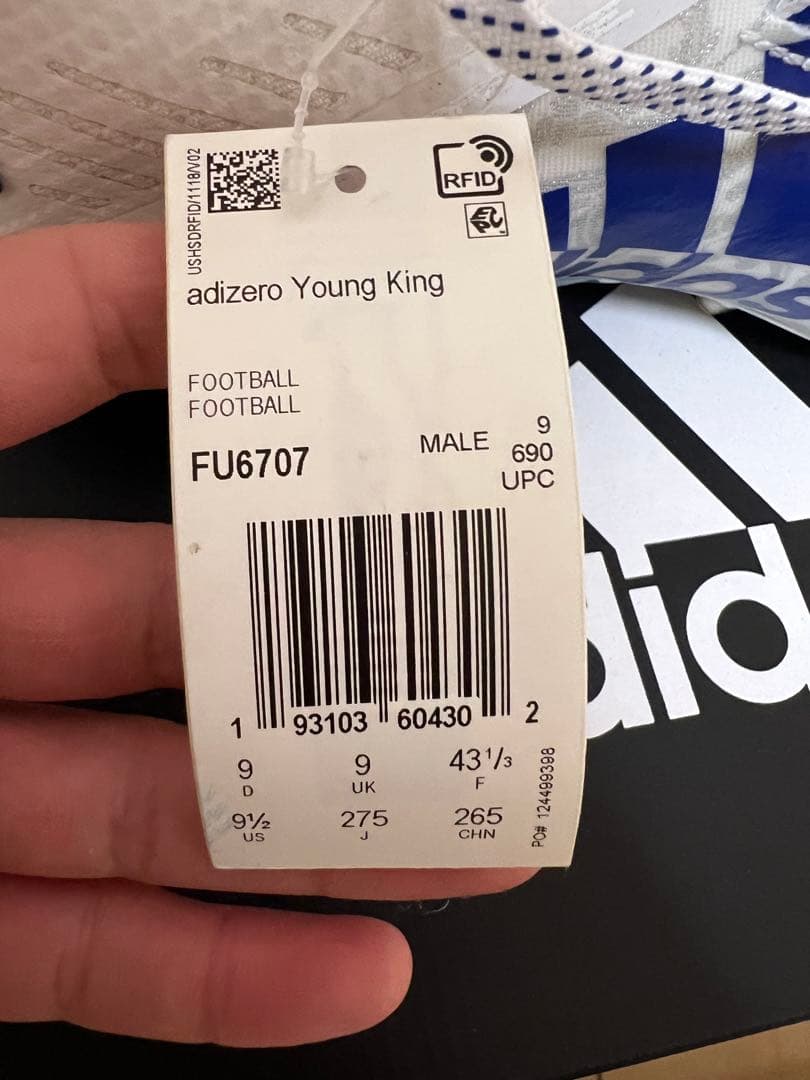 adizero アメリカンフットボール スパイク27.5cm
