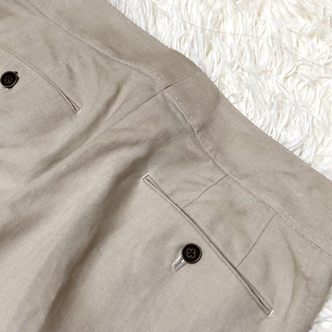 RING JACKET グルカパンツ　リネン 麻　ベルト　スラックス　春　夏