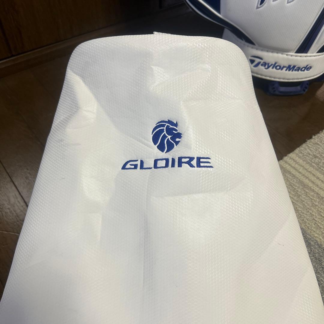 GLOIRE キャディバッグ ホワイト/ブルー