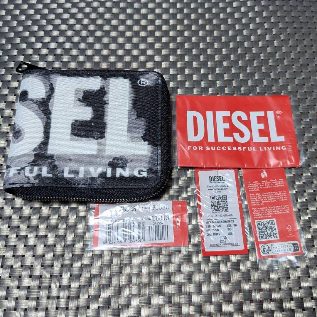 DIESEL　ディーゼル　折財布　ロゴ　おしゃれ　人気