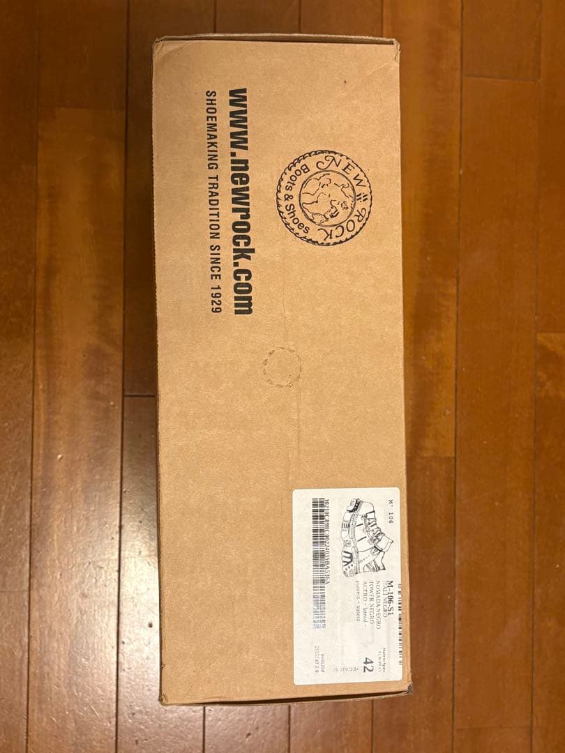 NEW ROCK ブラックブーツ　42