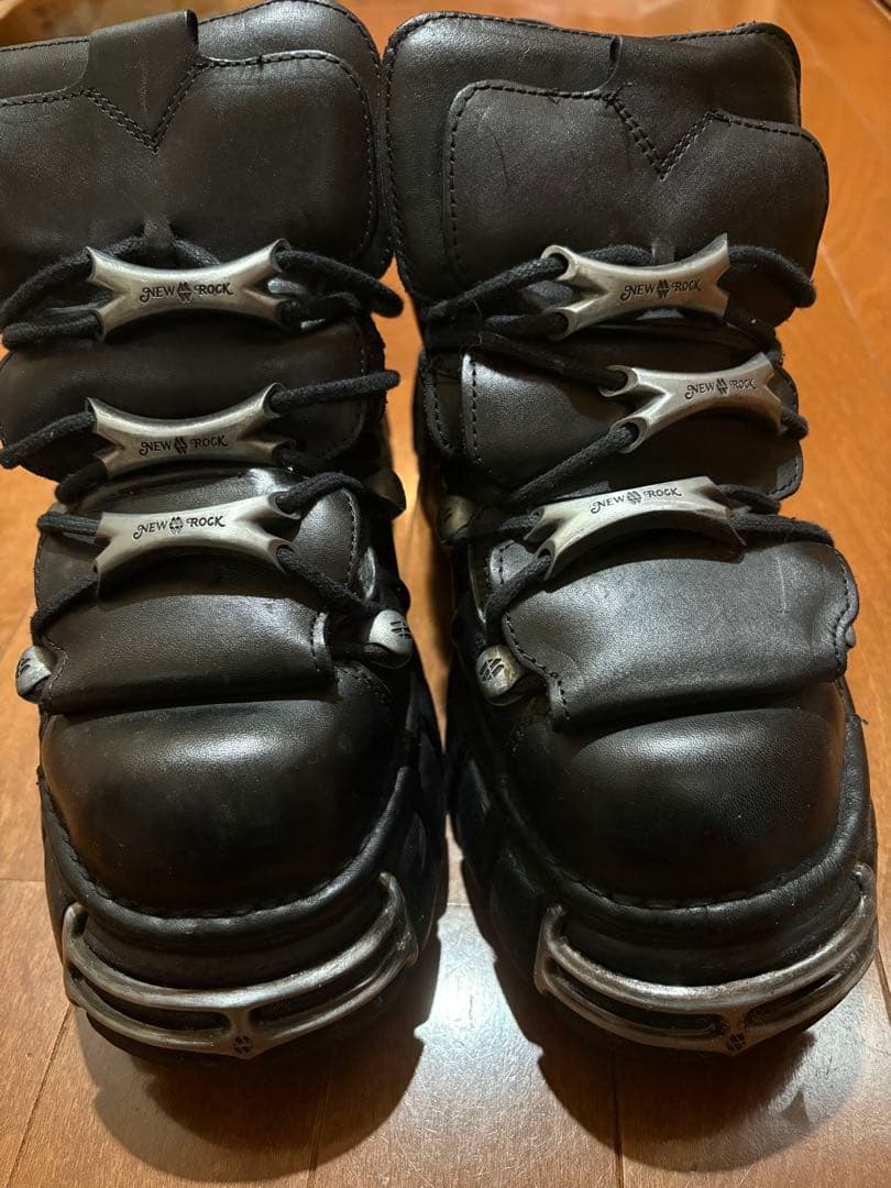 NEW ROCK ブラックブーツ　42