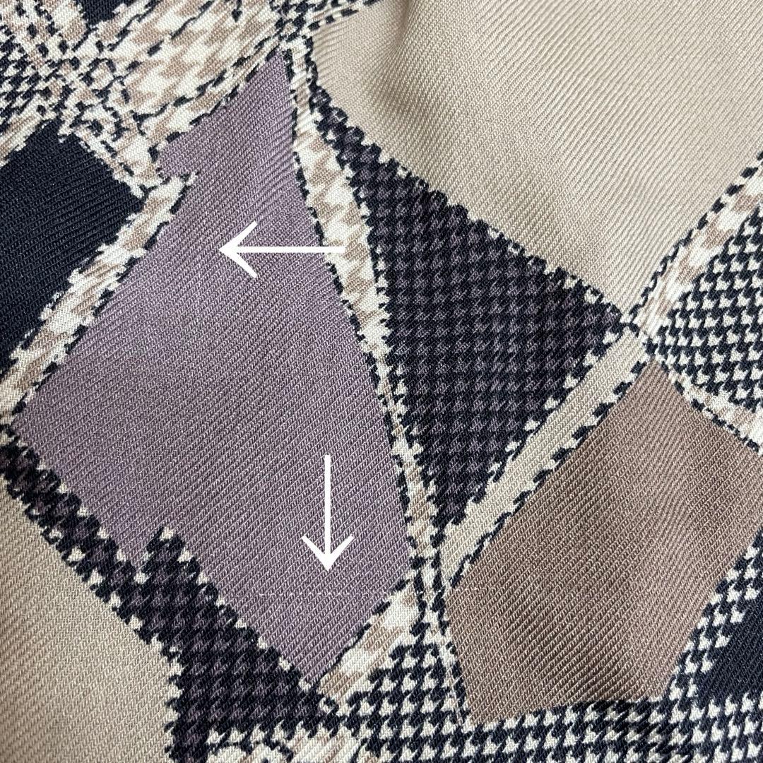 Leilian レリアン G.BINDA シルク切替 ニット チュニック