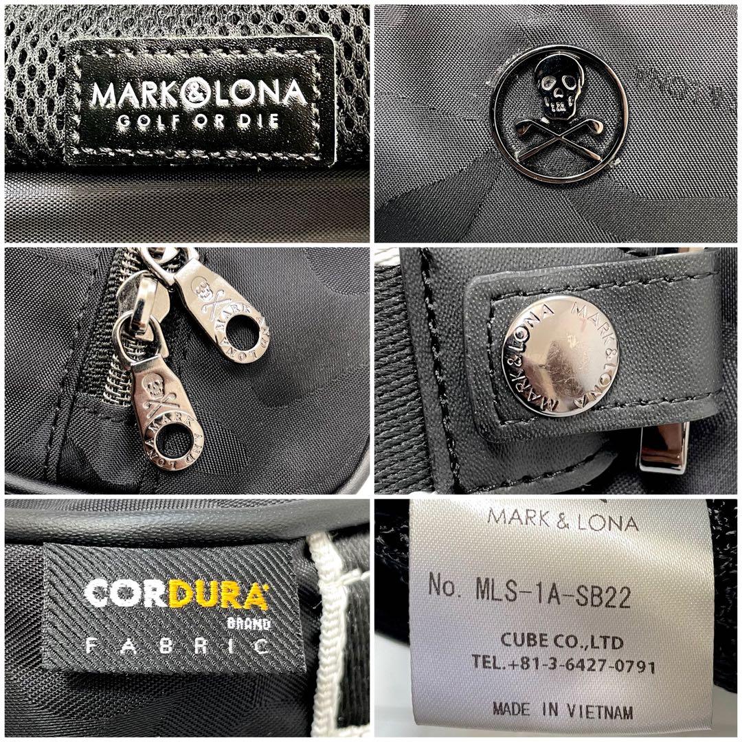 極美品⭐️マークアンドロナ カートバッグ ポーチ スカルプレート カモフラ 黒