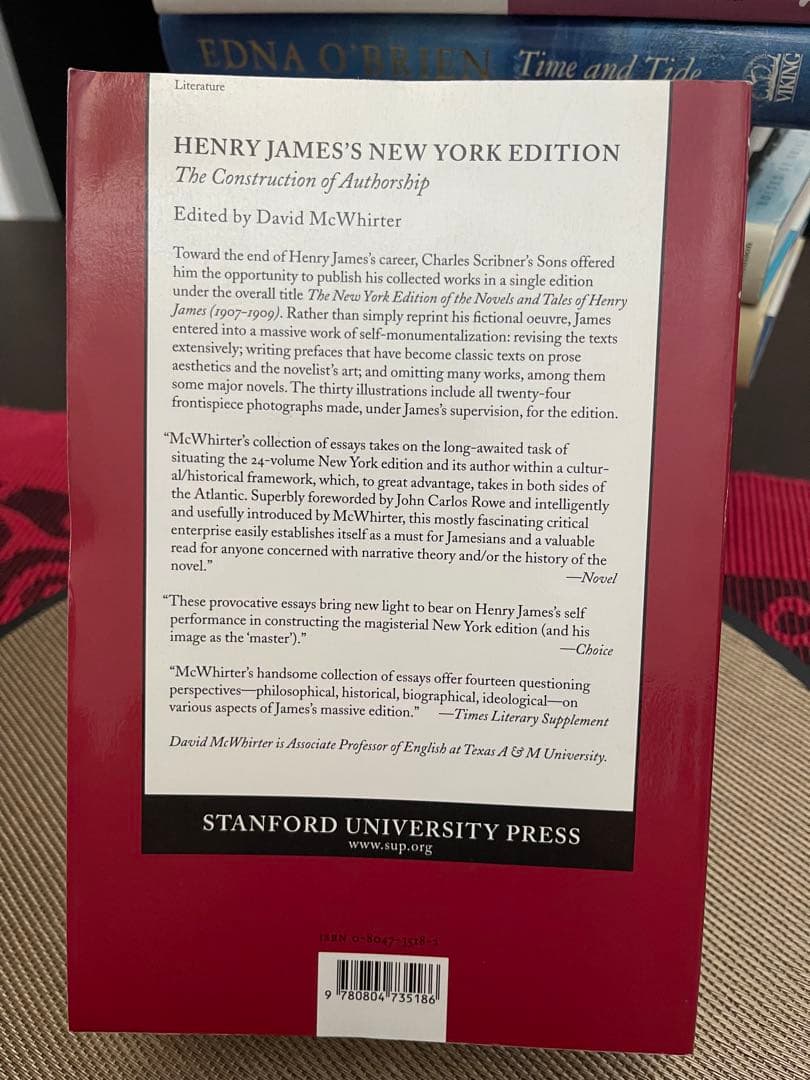 希少　HENRY JAMES'S NEW YORK EDITION
