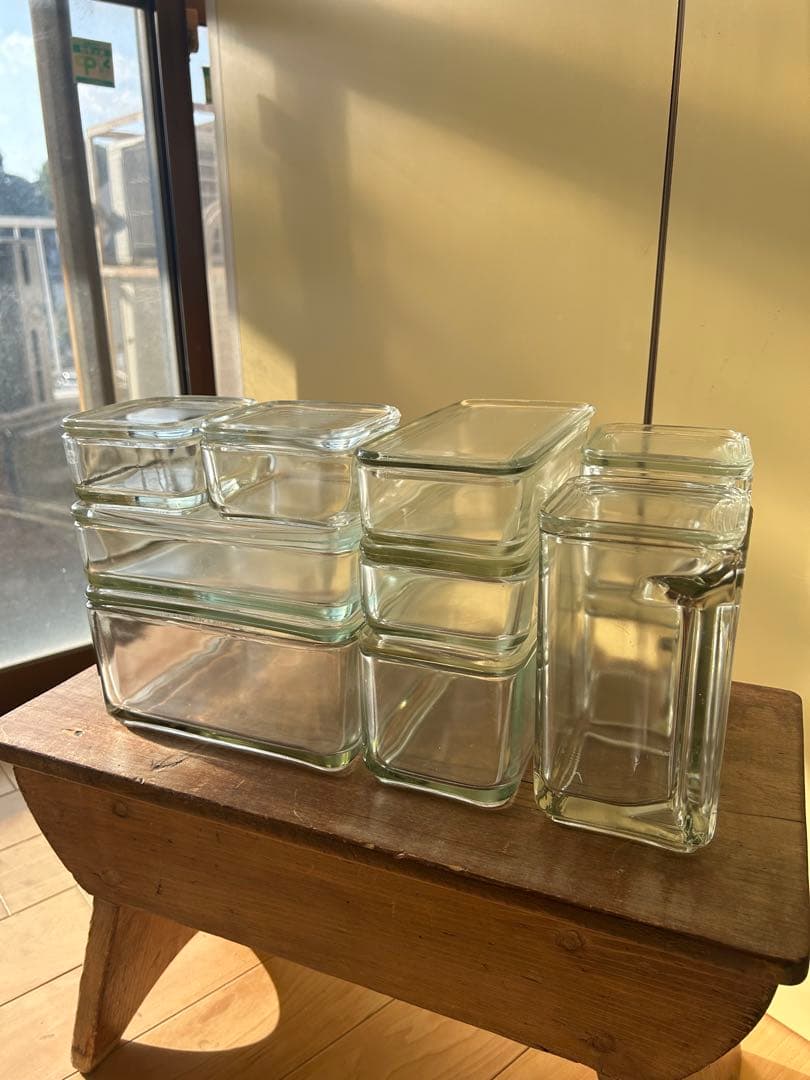 Wilhelm Wagenfeld Kubus A ガラスコンテナ　ガラス