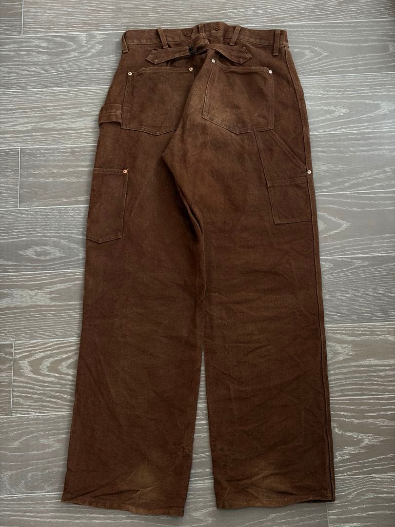 COMOLI コモリ ヘンプ ダック ペインターパンツ