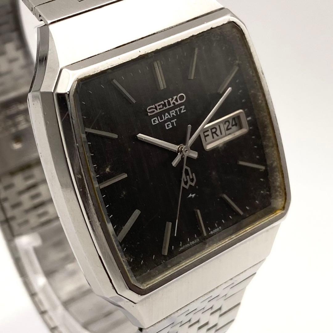 【稼動品】SEIKO デイデイト スクエア クォーツ 腕時計 0823-5000