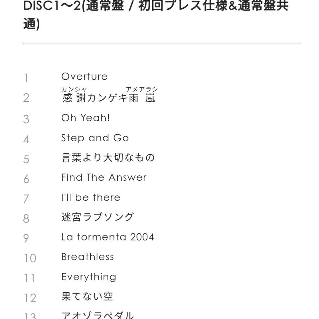 ARASHI 嵐 AnniversaryTour5×20 ファンクラブ限定版