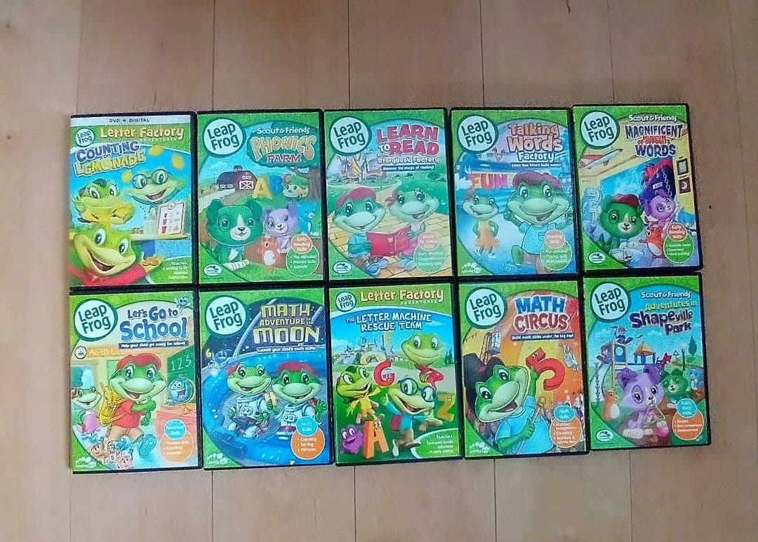 LeapFrog 教育DVD 10枚 Mega Pack